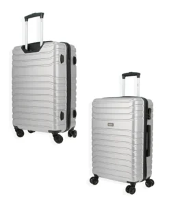 RIFLE - TROLLEY GRIGIO IN ABS 4 RUOTE