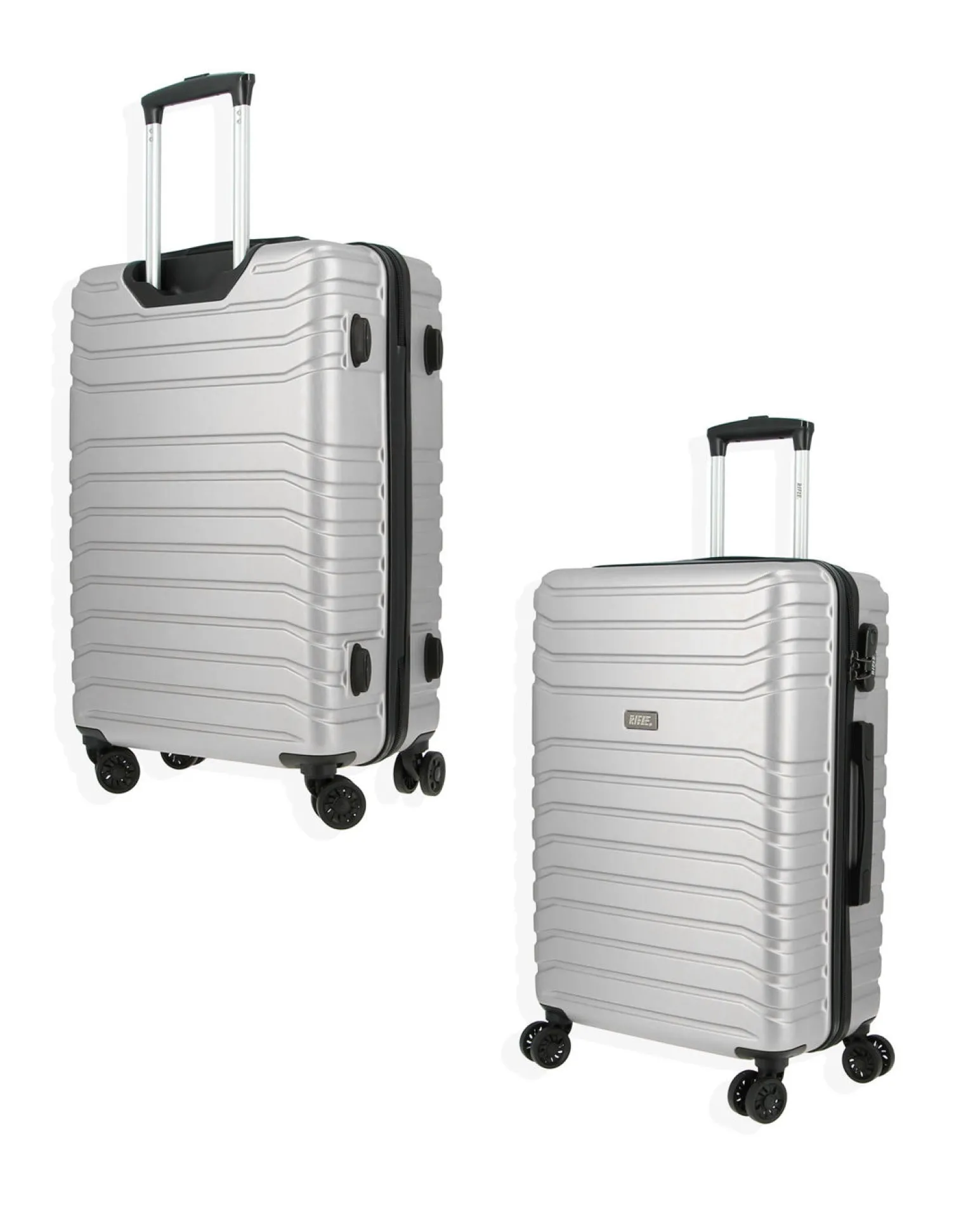 RIFLE - TROLLEY GRIGIO IN ABS 4 RUOTE