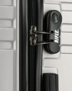 RIFLE - TROLLEY GRIGIO IN ABS 4 RUOTE