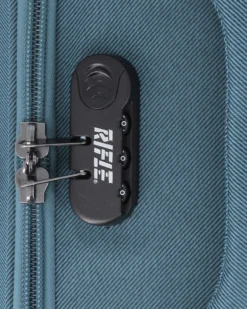 RIFLE - TROLLEY JEANS IN TESSUTO CON DOPPIA TASCA FRONTALE E 4 RUOTE