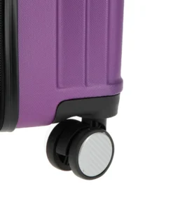 RIFLE - TROLLEY PRUGNA IN ABS CON ANGOLI IN METALLO
