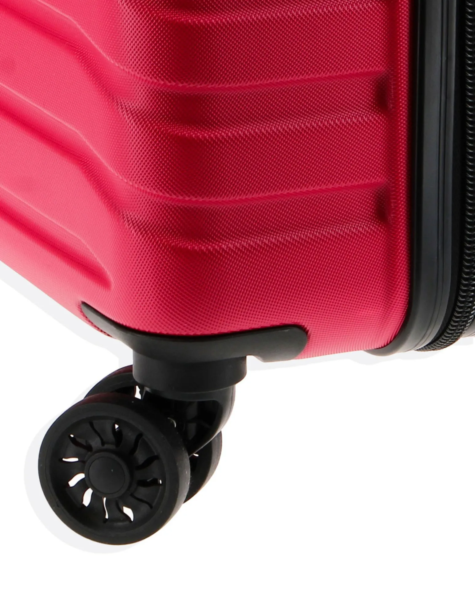 RIFLE - TROLLEY ROSSO IN ABS 4 RUOTE