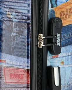 RIFLE - TROLLEY STAMPA JEANS IN ABS