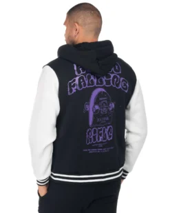 RIFLE - UOMO FELPA BOMBER CON CAPPUCCIO