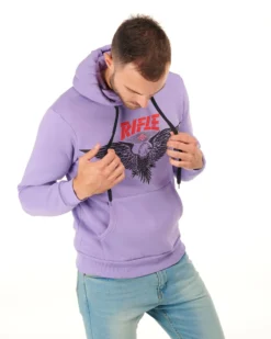 RIFLE - UOMO FELPA CON CAPPUCCIO