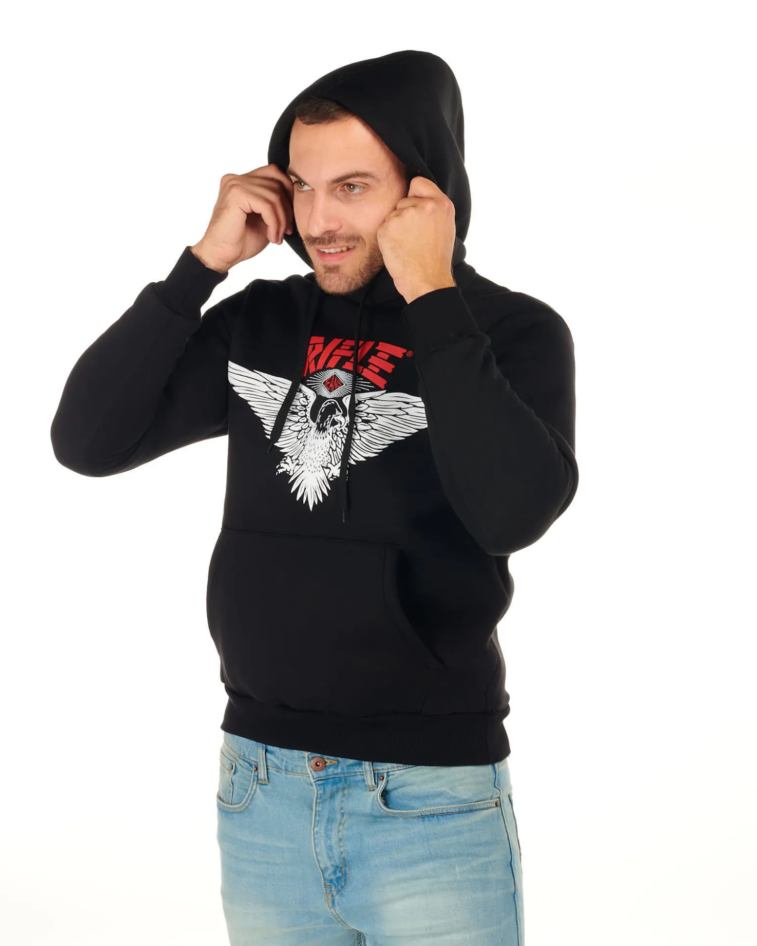 RIFLE - UOMO FELPA CON CAPPUCCIO
