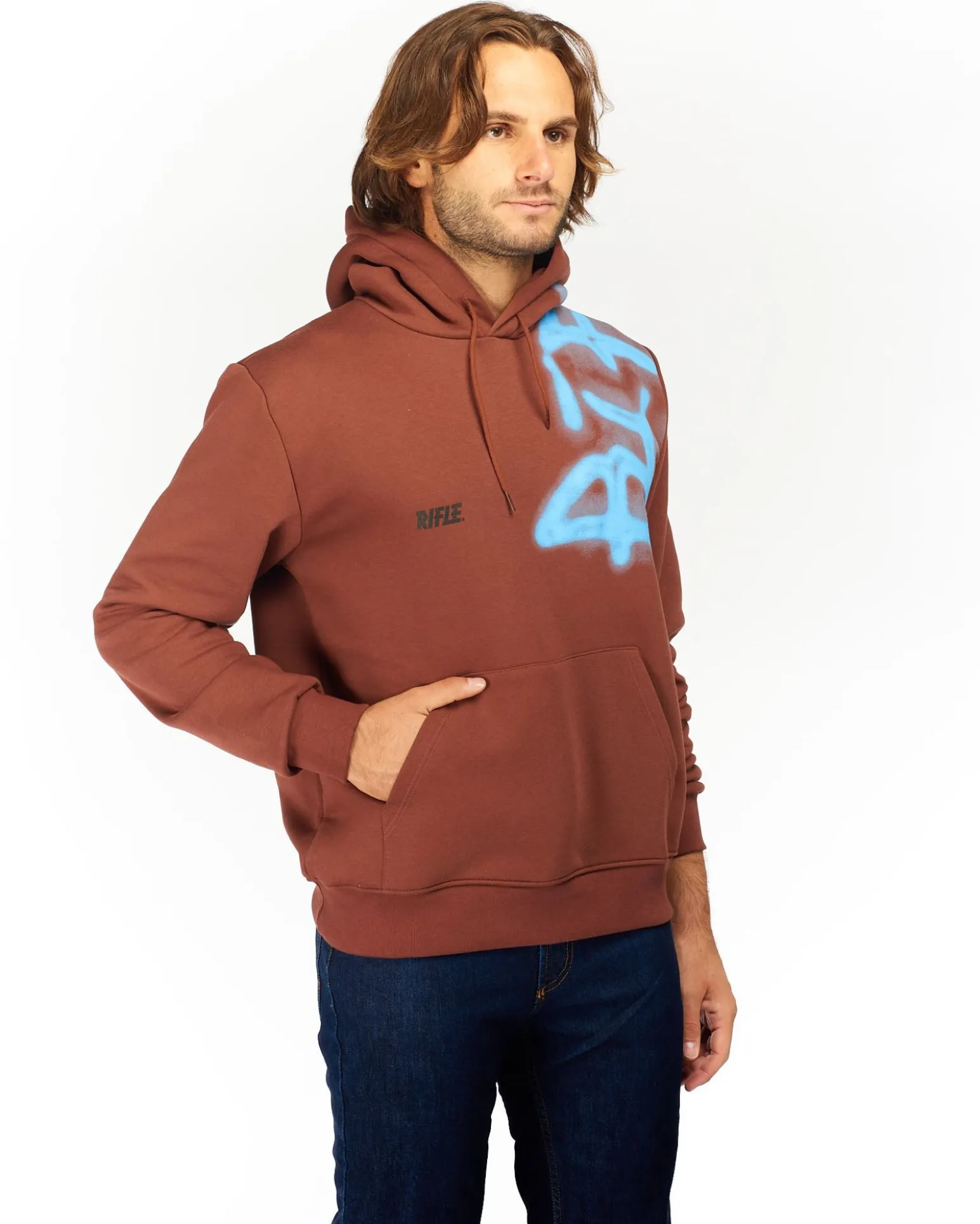 RIFLE - UOMO FELPA CON CAPPUCCIO