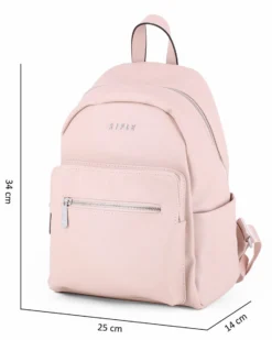 RIFLE - Zaino cipria con tasche frontali e laterali