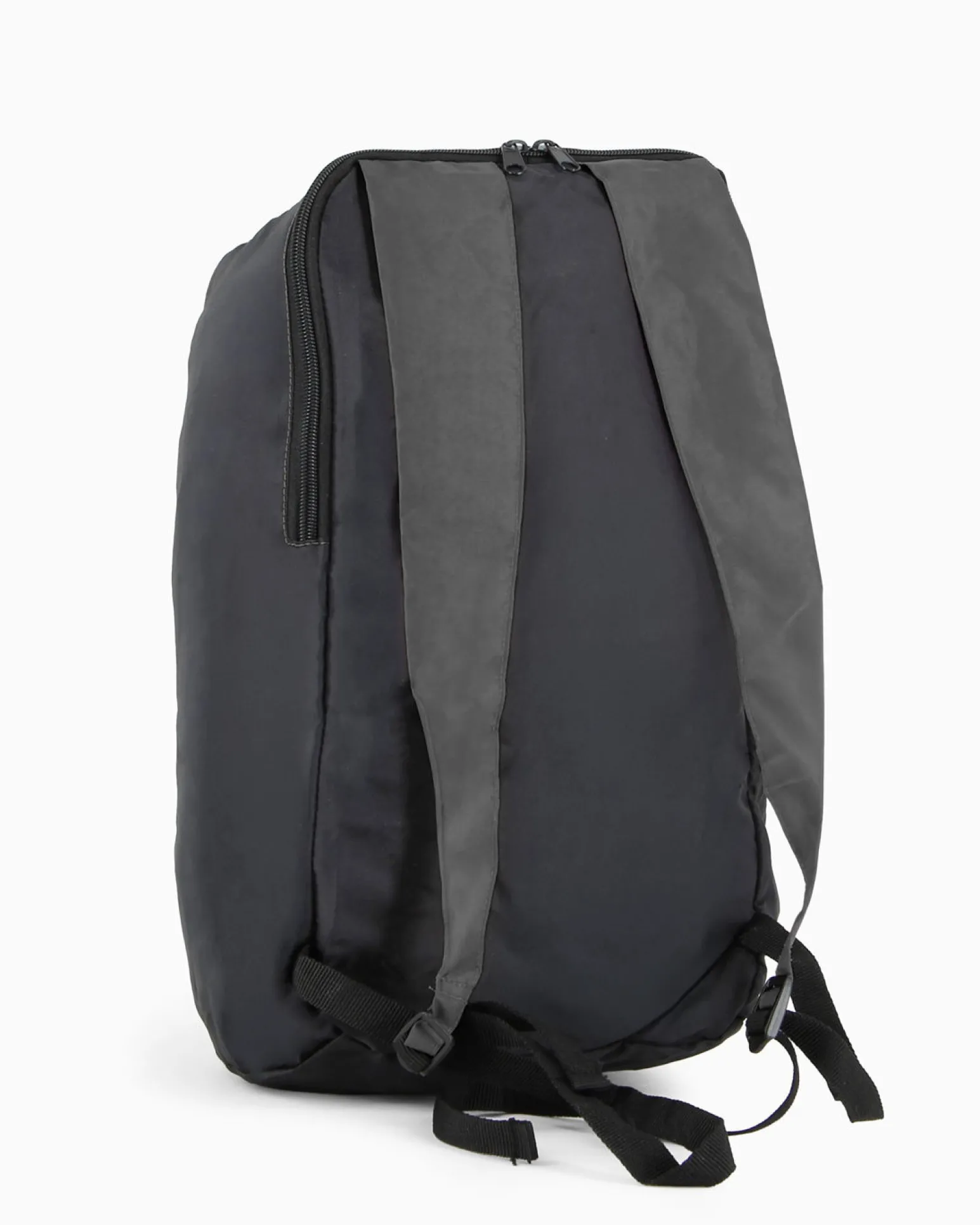 ROCK EXPERIENCE - ZAINO SQUEEZE BAG GRIGIO E NERO, REUB02552_0208
