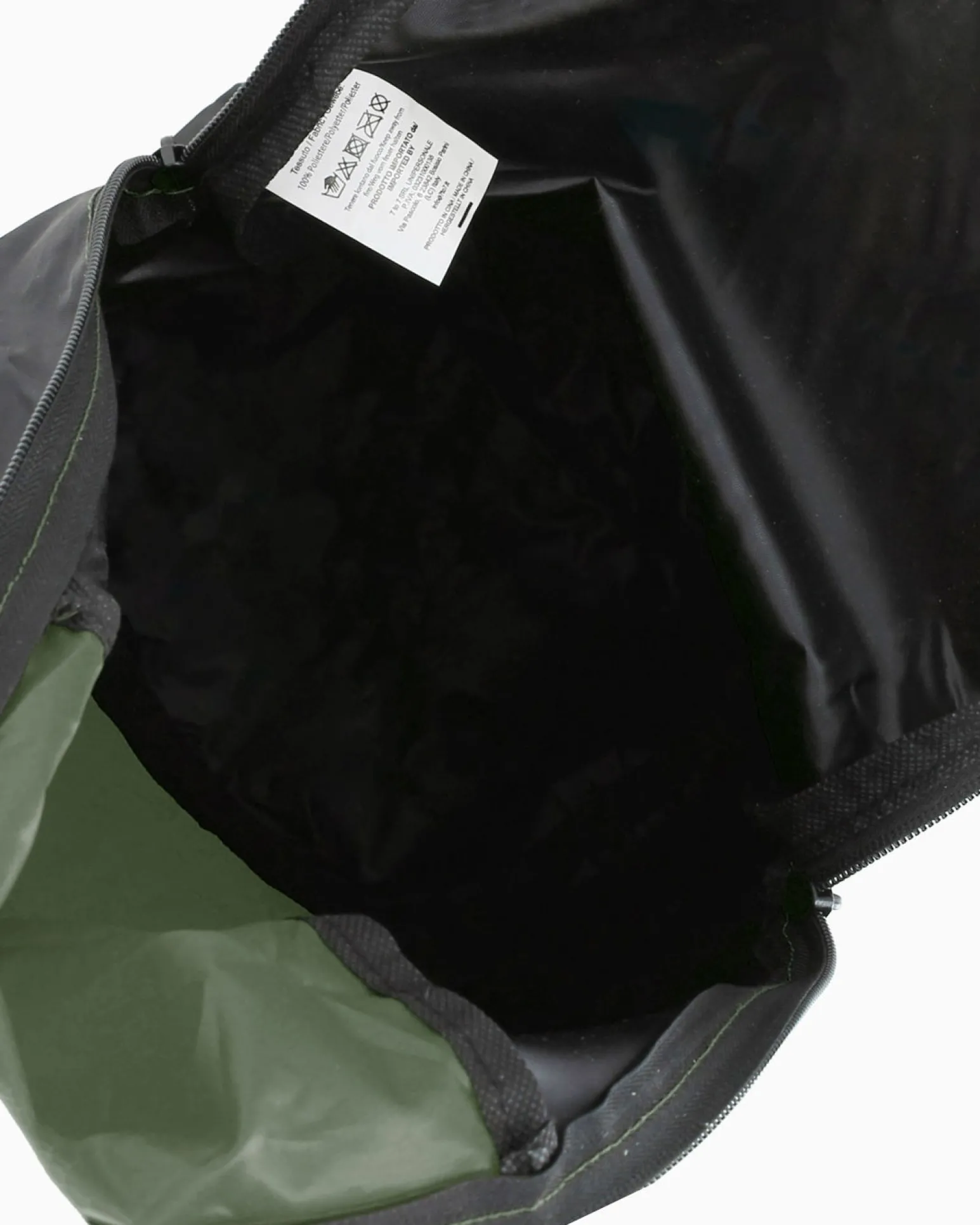 ROCK EXPERIENCE - ZAINO SQUEEZE BAG VERDE E NERO, REUB02552_D627