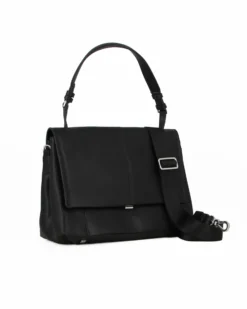 SAMSONITE - Borsa shopping nera con chiusura a scatto