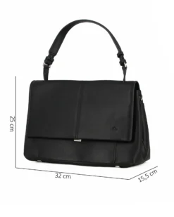 SAMSONITE - Borsa shopping nera con chiusura a scatto