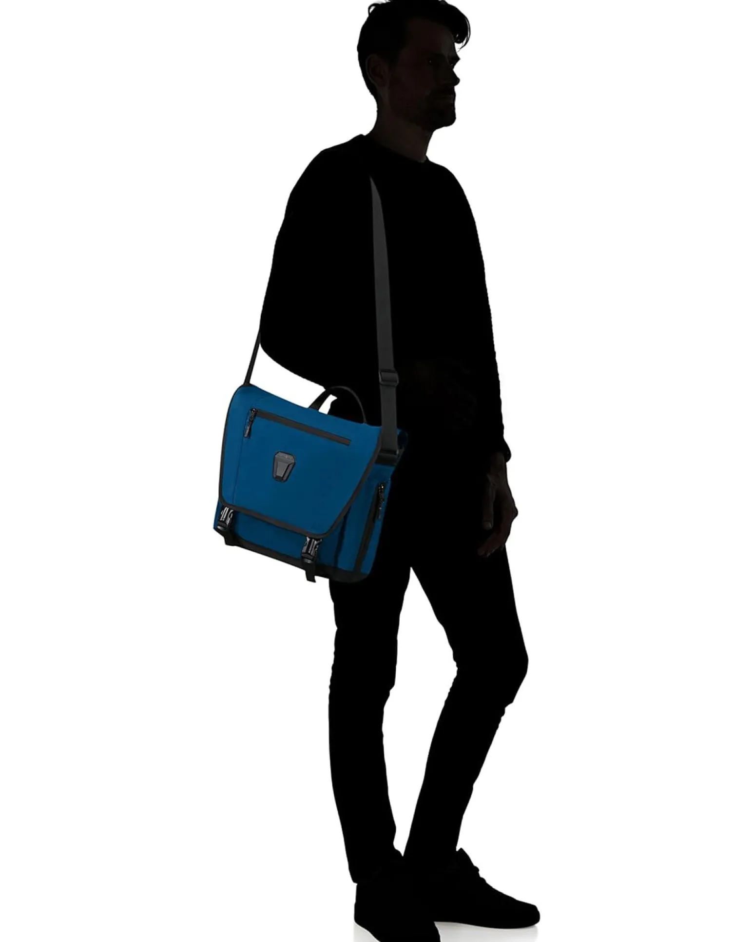 SAMSONITE - Cartella blu e nera porta pc 14,1 pollici