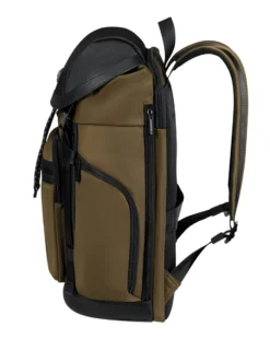 SAMSONITE - Zaino fango con patta e tasca porta pc fino a 15.6''