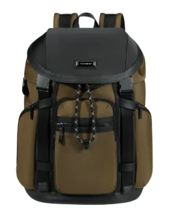 SAMSONITE - Zaino fango con patta e tasca porta pc fino a 15.6''