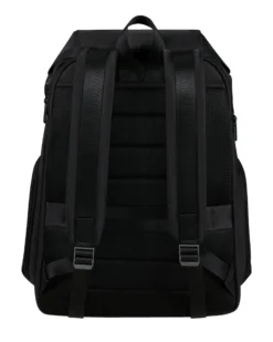 SAMSONITE - Zaino nero con patta e tasca porta pc fino a 15.6''