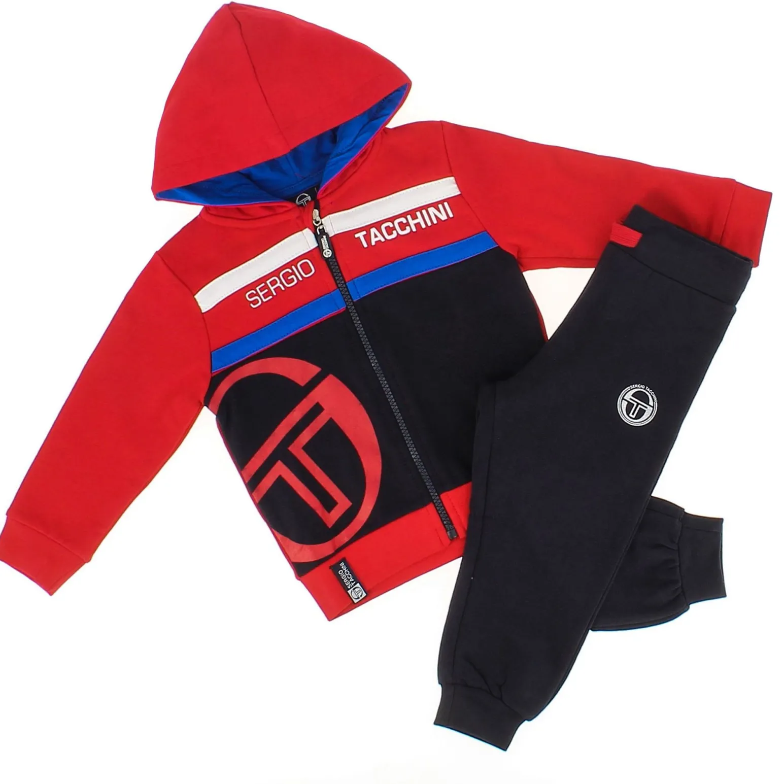 SERGIO TACCHINI - BABY M TUTA FULL ZIP CON CAPPUCCIO