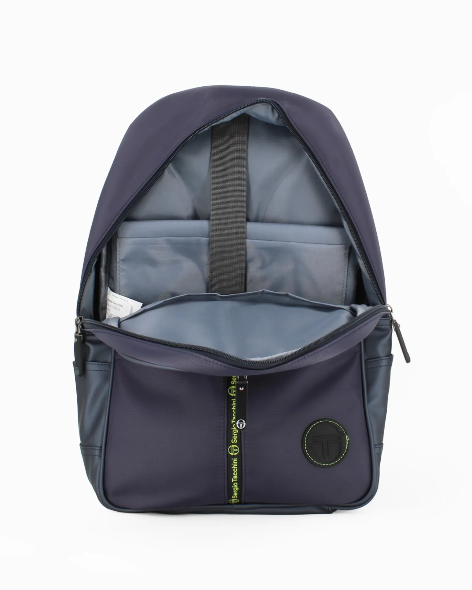 SERGIO TACCHINI - Zaino in tessuto blu con tasca porta PC.