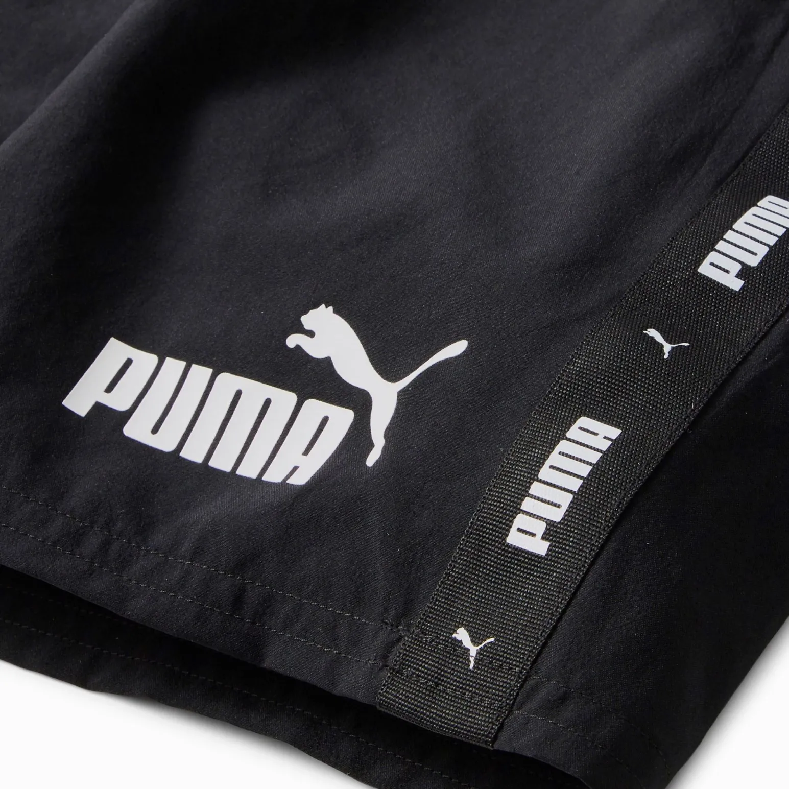 SHORT ESS+TAPE WOVEN BLACK