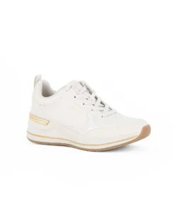 SKECHERS BILLION 2 - FINE SHINE - Sneakers beige da donna con dettaglio cocco