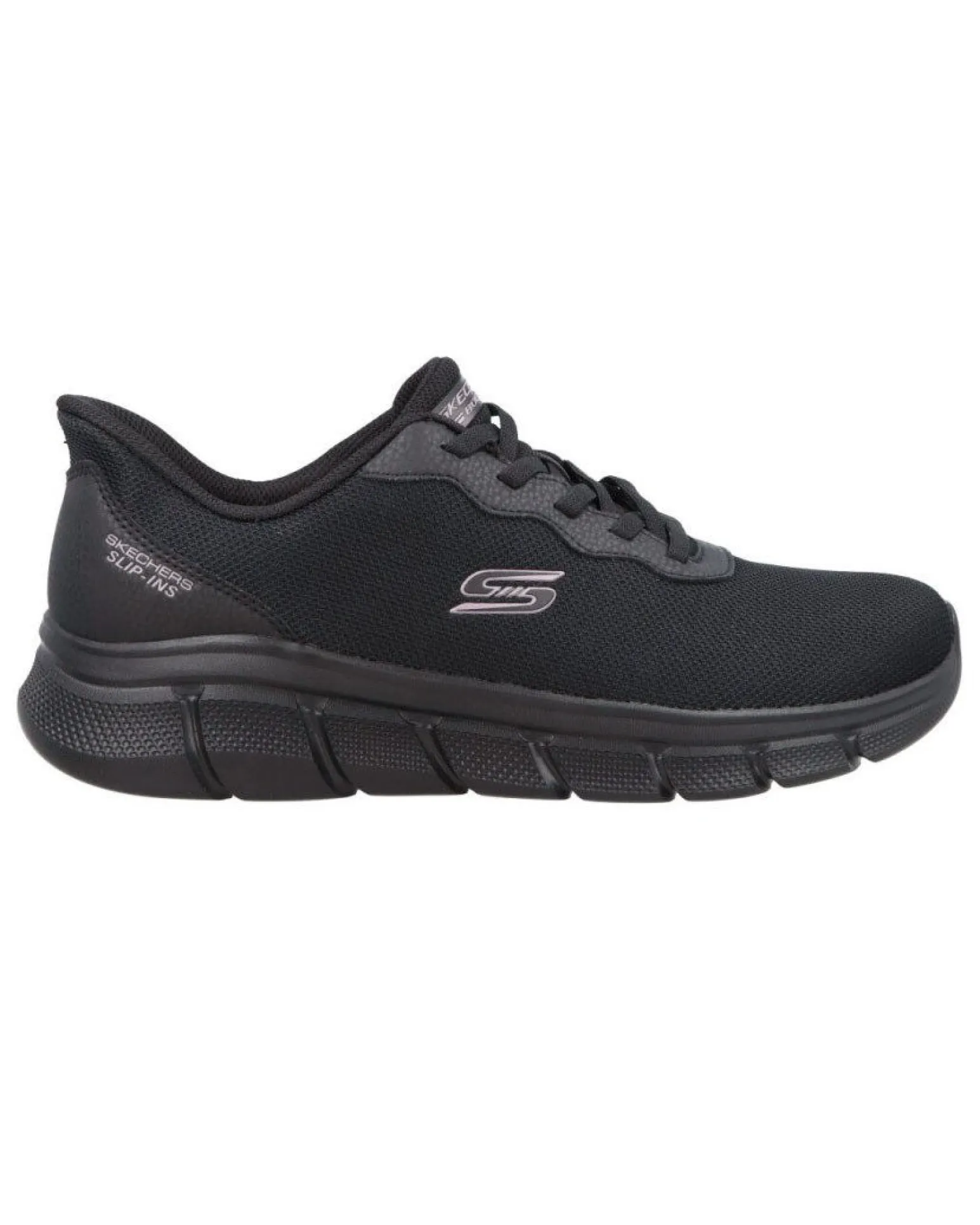 SKECHERS - BOBS B FLEX - FLEX LUCY - Sneakers nera con tomaia in mesh