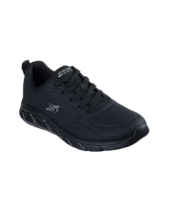 SKECHERS - BOBS B FLEX LO - COOL EASE - Sneakers nera da donna con soletta ammortizzata in memory foam