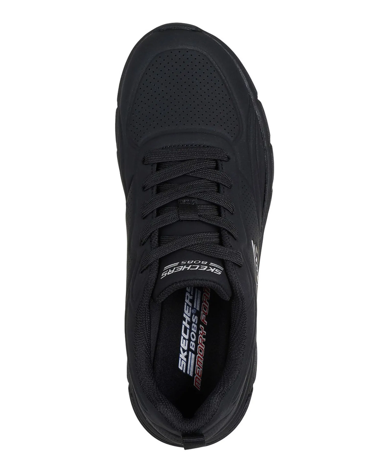 SKECHERS - BOBS B FLEX LO - COOL EASE - Sneakers nera da donna con soletta ammortizzata in memory foam