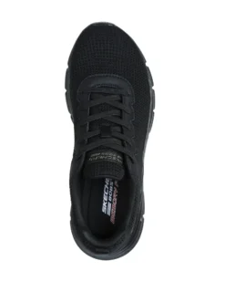 SKECHERS BOBS B FLEX - VISIONARY ESSENCE - Sneakers nera con tomaia in maglia e soletta ammortizzata memory foam