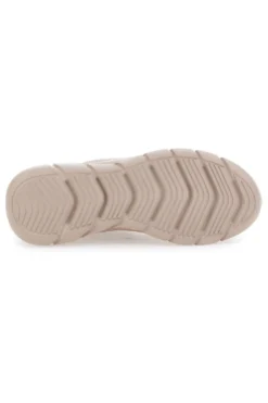 SKECHERS BOBS B FLEX - VISIONARY ESSENCE - Sneakers beige con tomaia in maglia e soletta ammortizzata memory foam