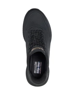 SKECHERS - BOBS SQUAD 4 - KEY LOOK - Sneakers nera da donna con soletta ammortizzata in memory foam