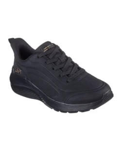 SKECHERS - BOBS SQUAD WAVES - JUST WADING - Sneakers nera con soletta ammortizzata memory foam