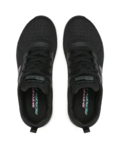 SKECHERS - BOUNTIFUL - QUICK PATH Sneakers nera con soletta memory foam