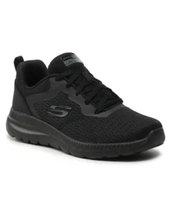 SKECHERS - BOUNTIFUL - QUICK PATH Sneakers nera con soletta memory foam
