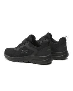 SKECHERS - BOUNTIFUL - QUICK PATH Sneakers nera con soletta memory foam