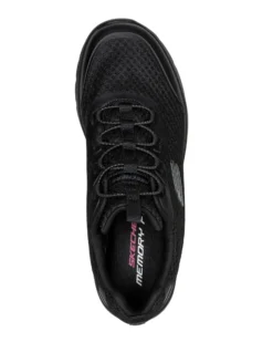 SKECHERS - DYNAMIGHT 2.0 - SOCIAL ORBIT - Sneakers nera con tomaia in mesh e materiale tecnico