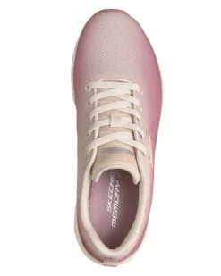 SKECHERS - FASHION FIT 2.0 - Sneakers beige e rosa effetto sfumato