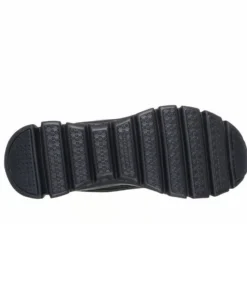 SKECHERS - GLIDE - STEP ELEVATE - AMAZE - Sneakers nera con intersuola ammortizzata geometrica