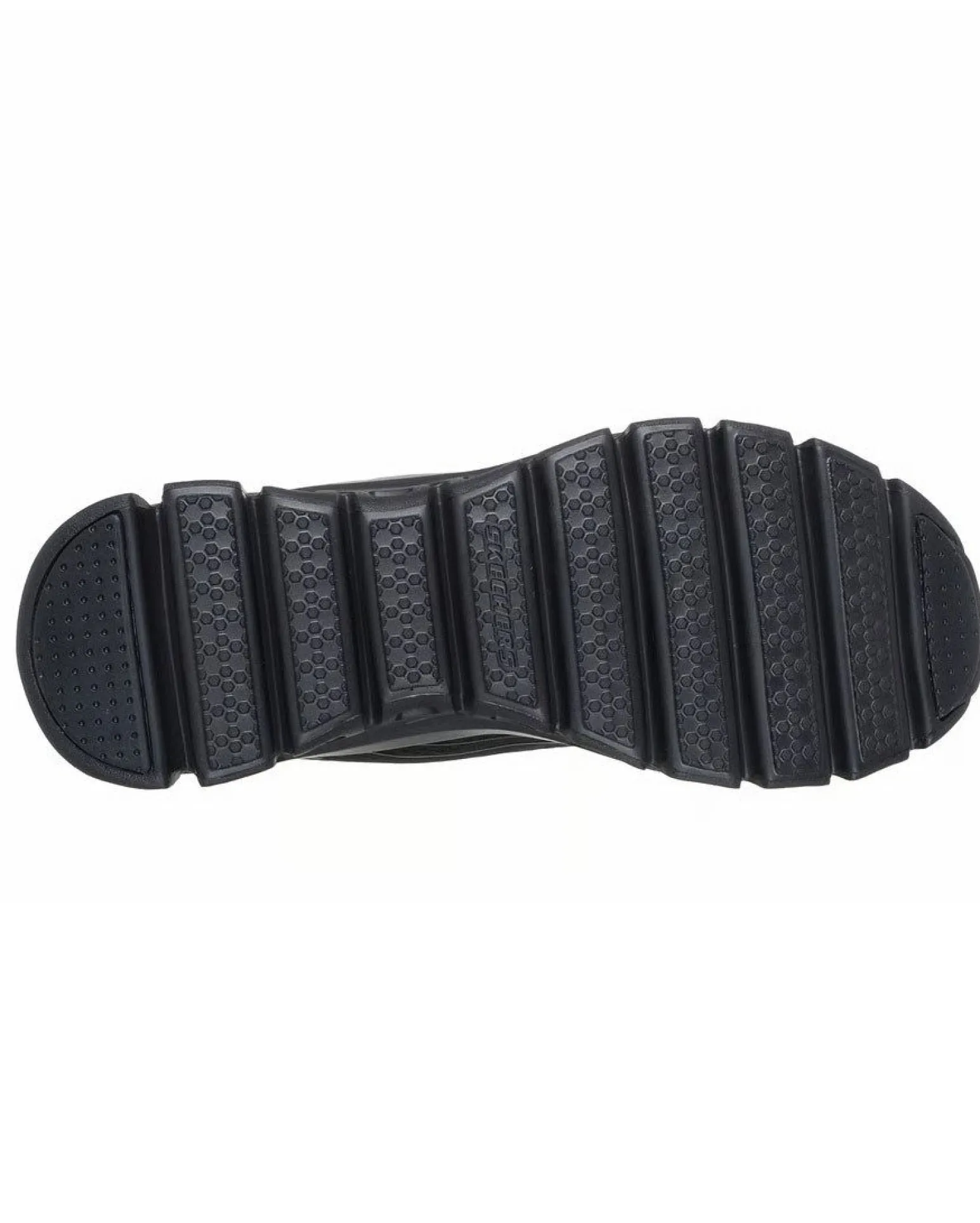 SKECHERS - GLIDE - STEP ELEVATE - AMAZE - Sneakers nera con intersuola ammortizzata geometrica