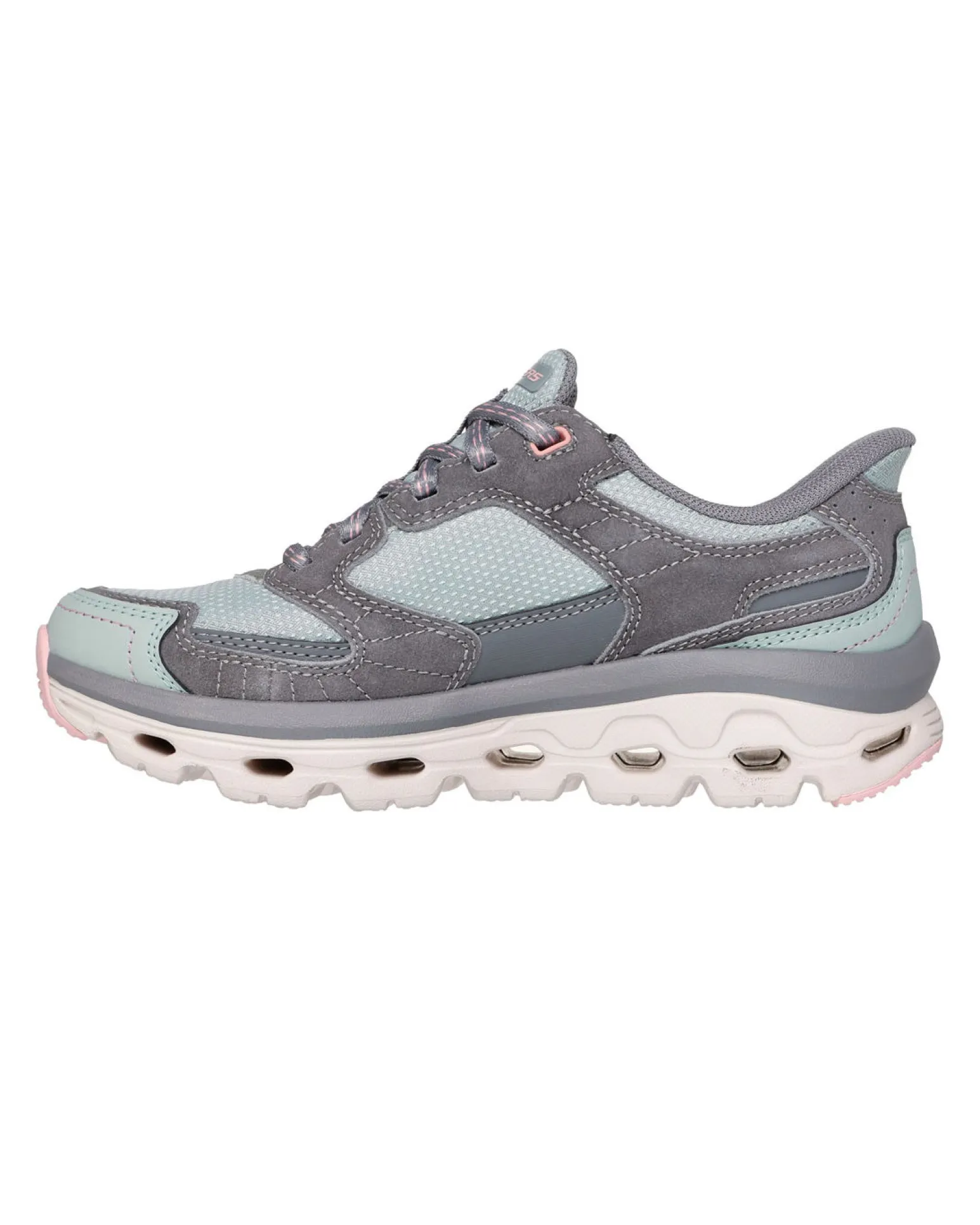 SKECHERS - GLIDE - STEP SOLE - PARADISE VALLEY - Sneakers grigia con tomaia in mesh