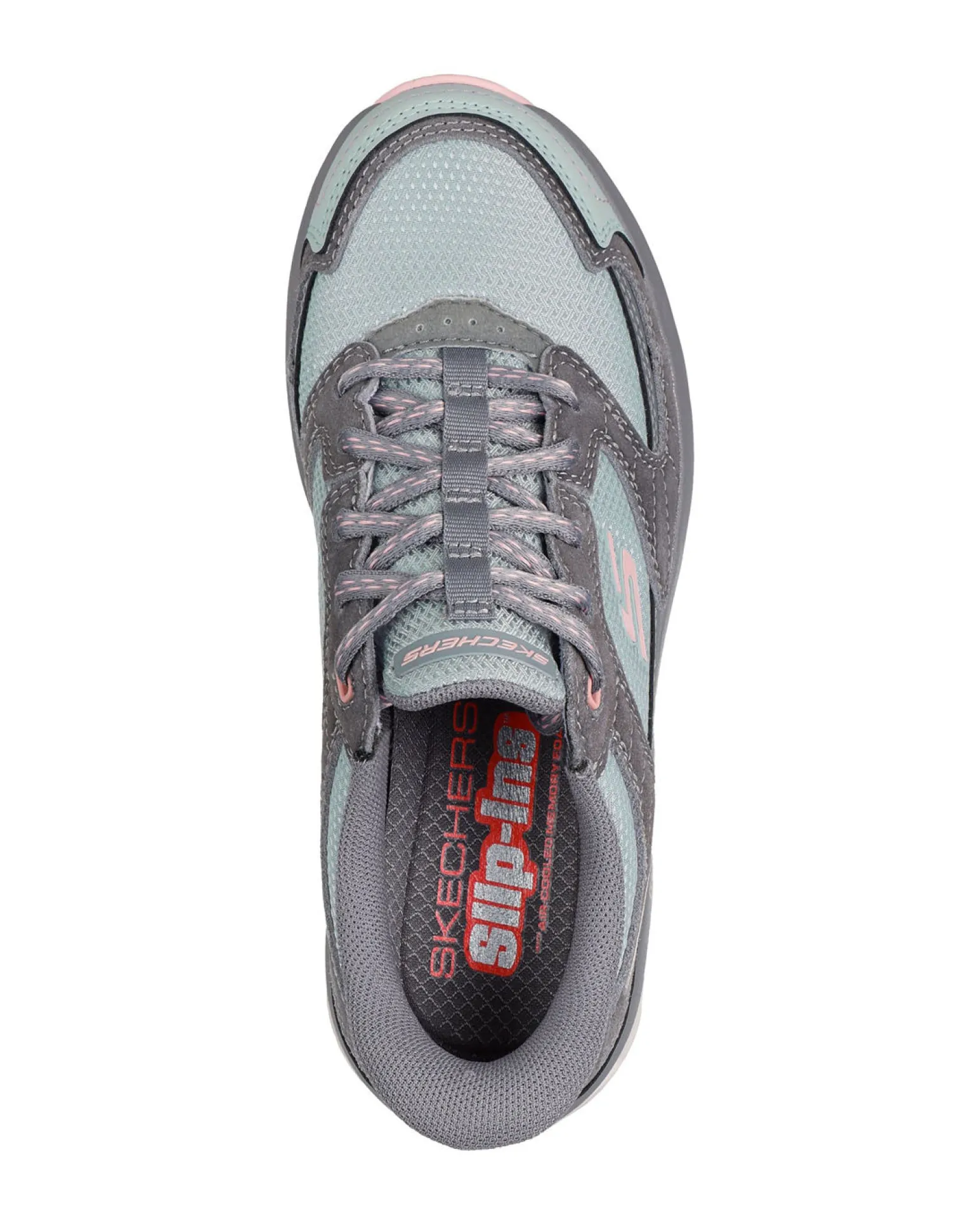 SKECHERS - GLIDE - STEP SOLE - PARADISE VALLEY - Sneakers grigia con tomaia in mesh