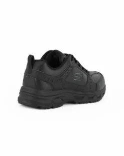 SKECHERS OAK CANYON - Sneakers nera da uomo in vera pelle