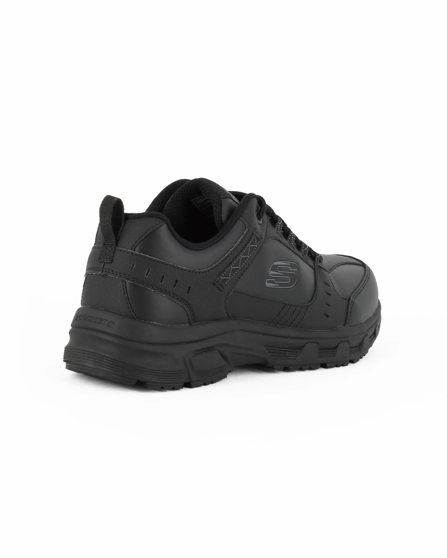 SKECHERS OAK CANYON - Sneakers nera da uomo in vera pelle