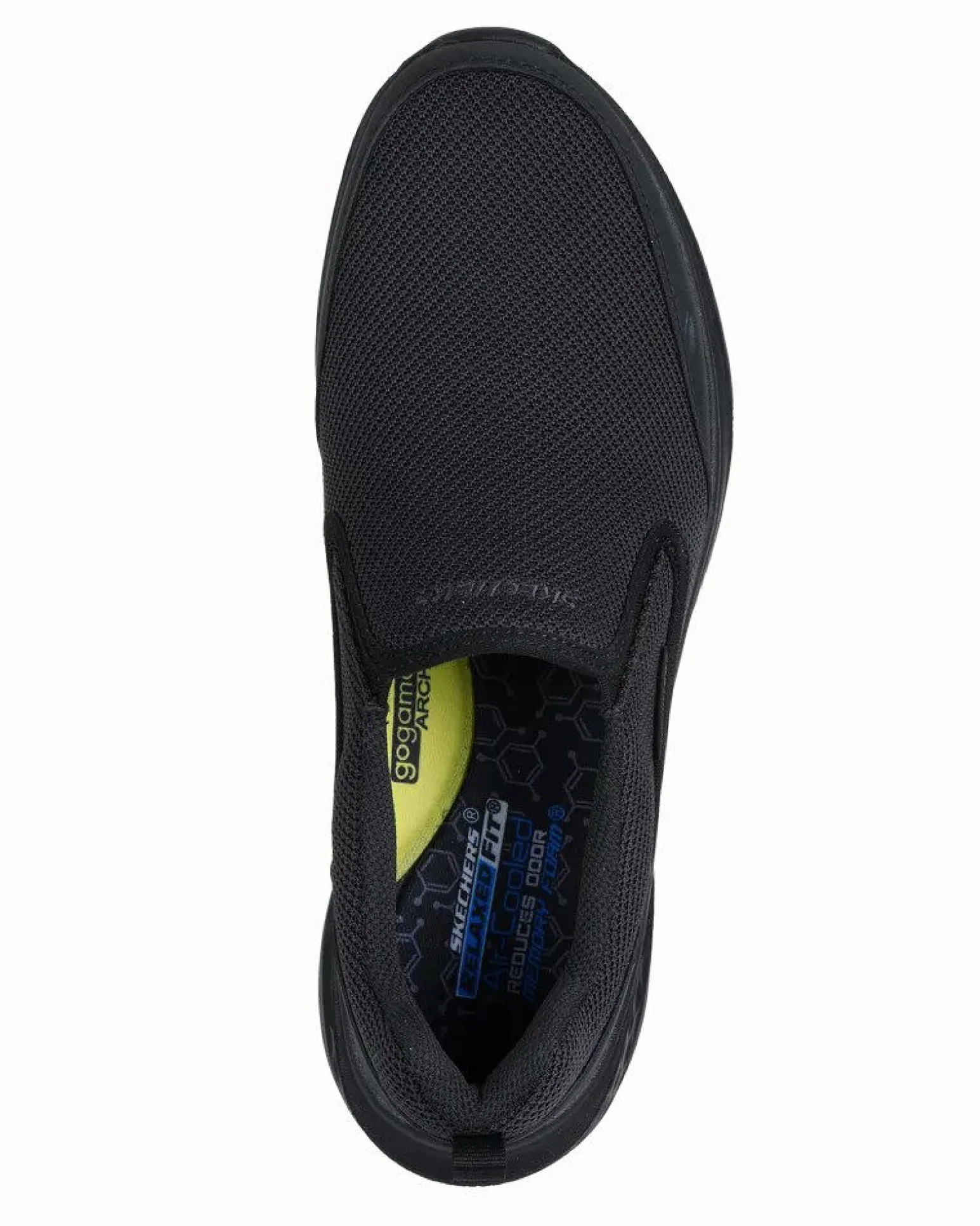 SKECHERS - SLADE - LUCAN - Scarpa nera da uomo