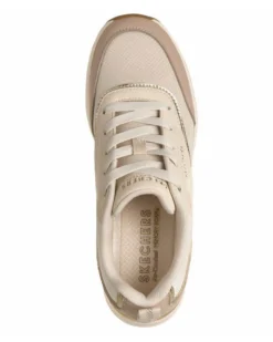 SKECHERS - SNEAKERS BILLION 2 MONROE NERE CON DETTAGLI ORO DA DONNA, 177342