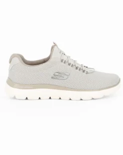 SKECHERS - SUMMITS - CORLEN - Sneakers taupe da uomo con plantare ammortizzato memory foam