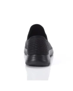 SKECHERS - SUMMITS DIAMOND DREAM- Slip-ins nera da donna con soletta in memory