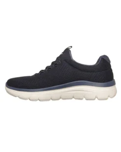 SKECHERS - SUMMITS PLUS - SUMMER HAZE - Sneakers blu con doppi lacci elastici