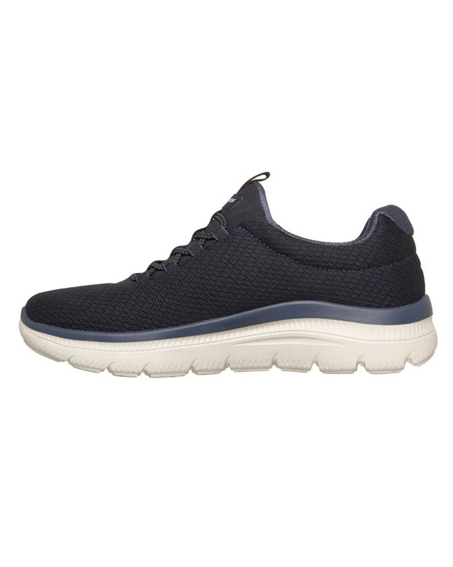 SKECHERS - SUMMITS PLUS - SUMMER HAZE - Sneakers blu con doppi lacci elastici