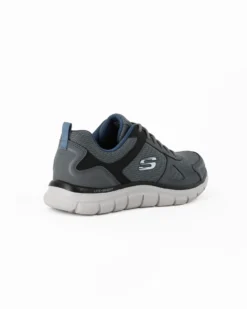 SKECHERS TRACK SCLORIC- Sneakers grigia e blu da uomo