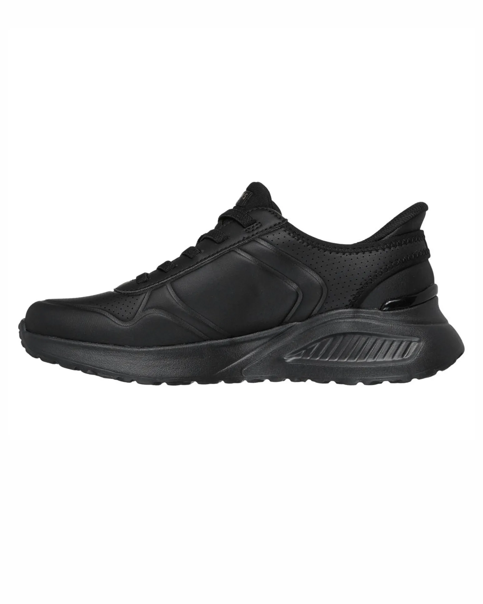SKECHERS - UNO LITE - FLOATING STEPS - Sneakers nera da donna con tomaia in duraleather